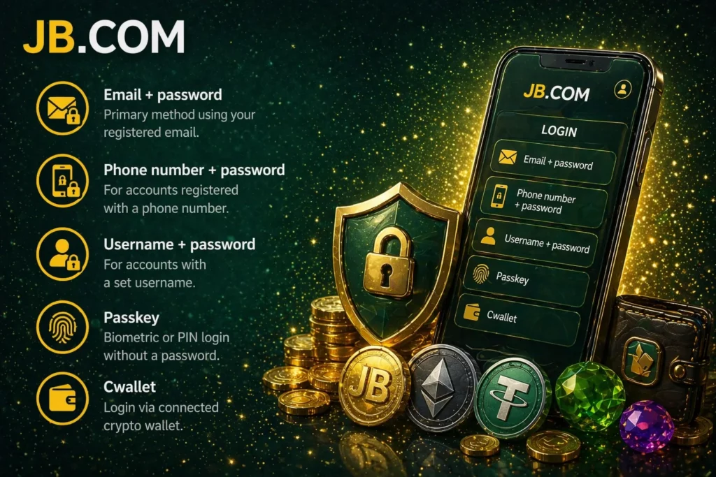 Ways to Enter Your JB.COM Profile